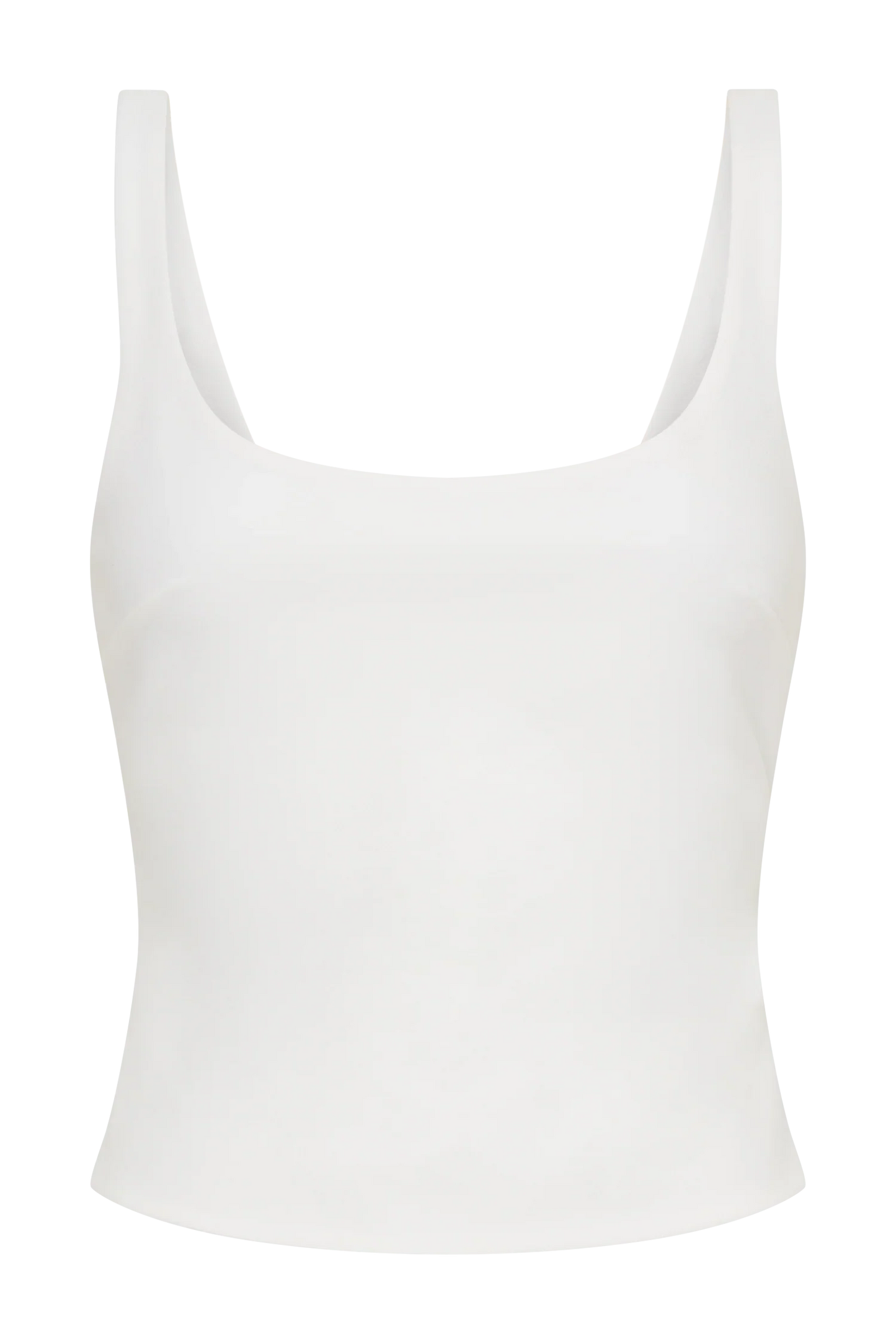 Blanca Stretch Crepe Cami Top White