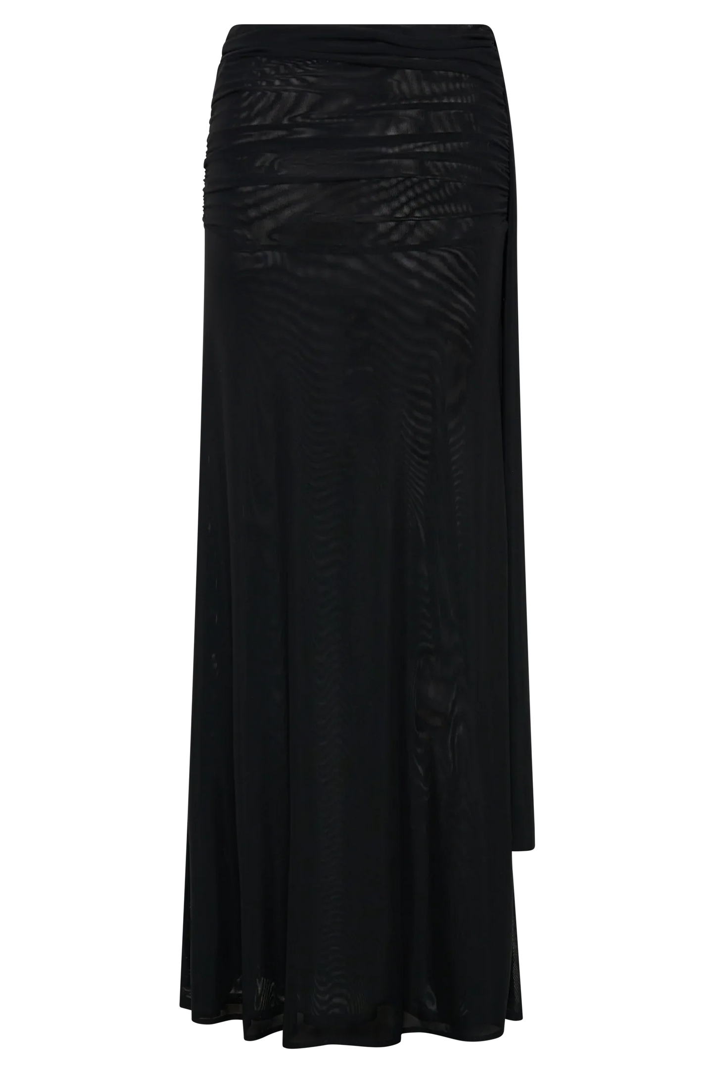 Arna Mesh Maxi Skirt Black
