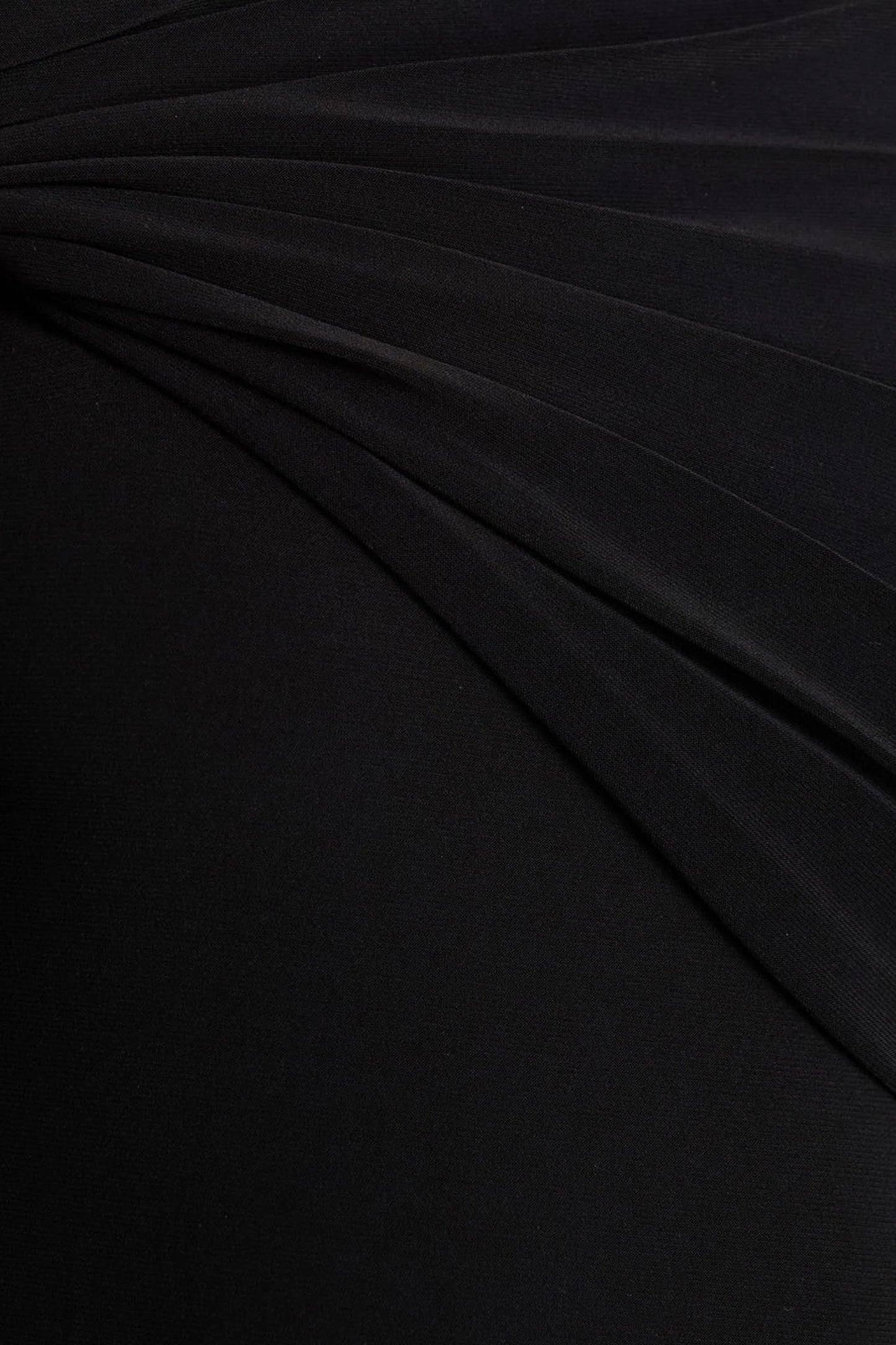 Alexia Black Asymmetric Neck Maxi Dress With Gold Details