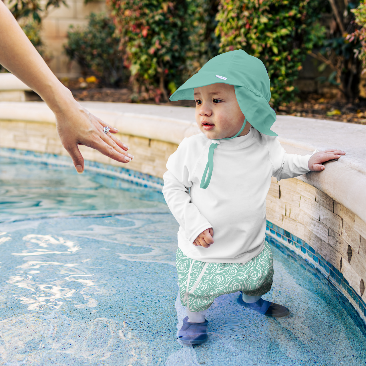 Eco Board Shorts with Built-In Diaper