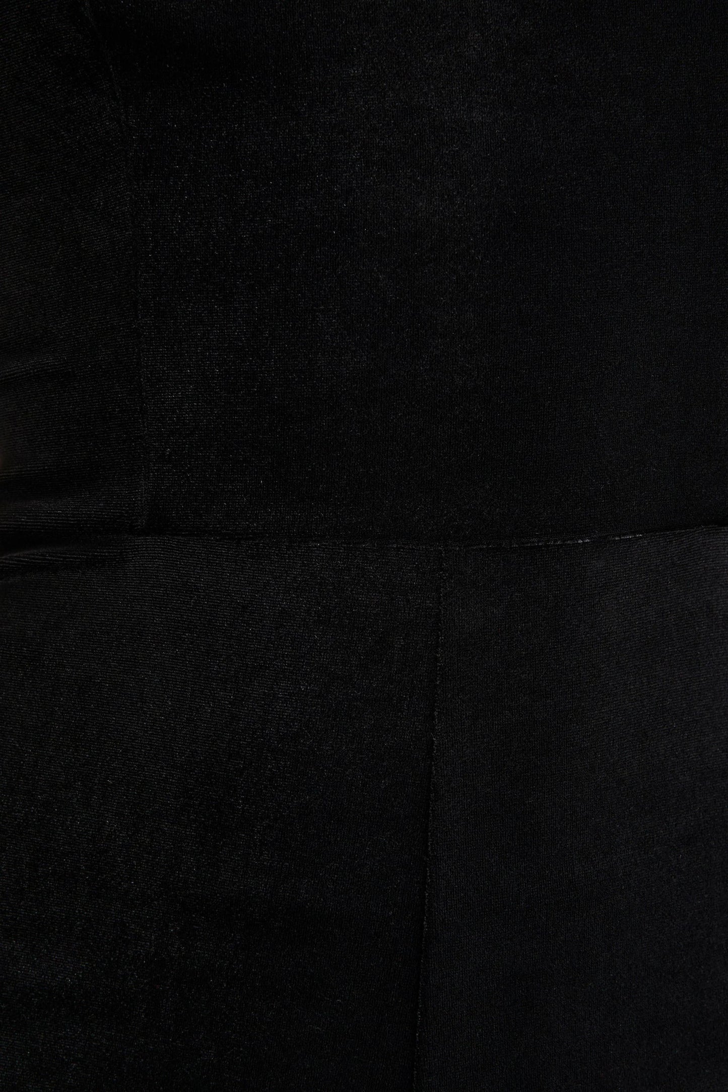 Arcane Black Velvet Bandeau Jumpsuit With Scarf