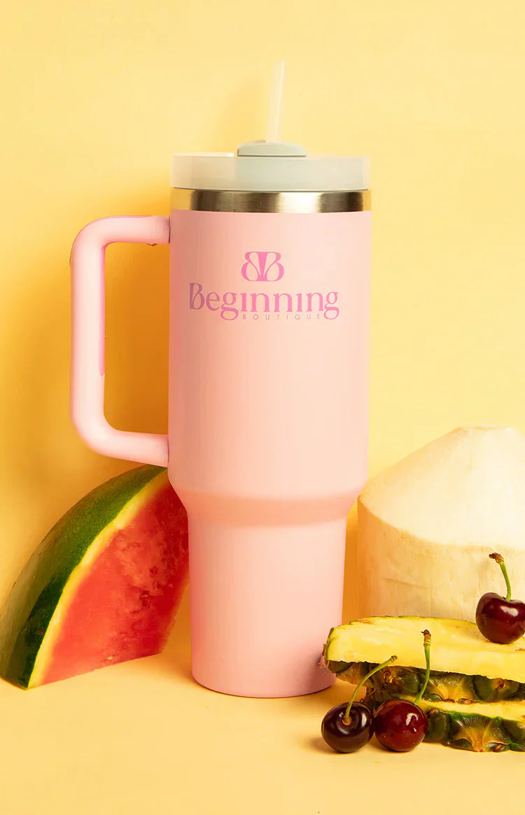 Beginning Boutique Miss Sippy Bubblegum Tumbler