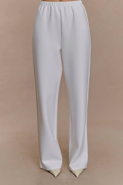 August Straight Leg Jogger Ivory
