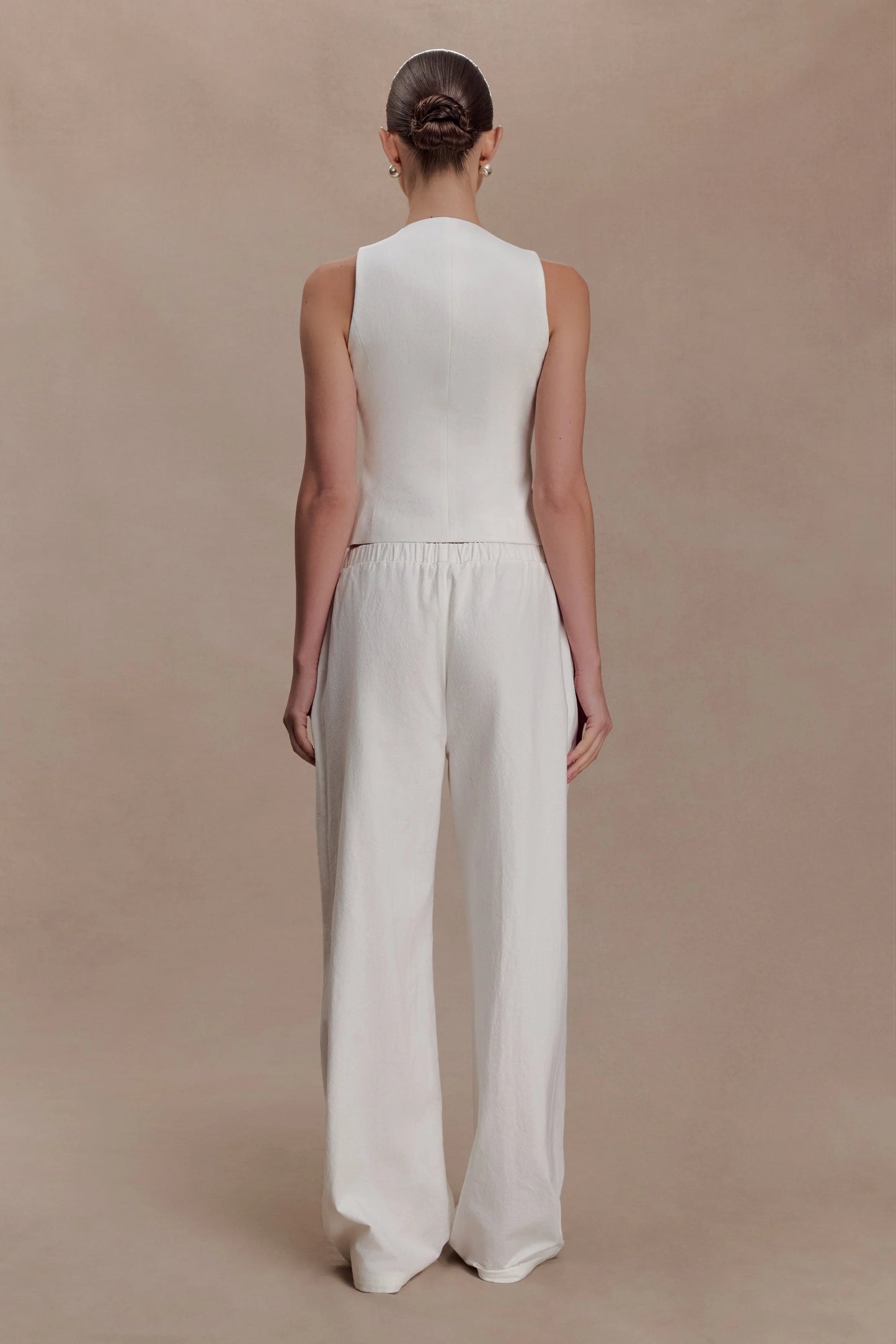 Aldea Cotton Sleeveless Top White