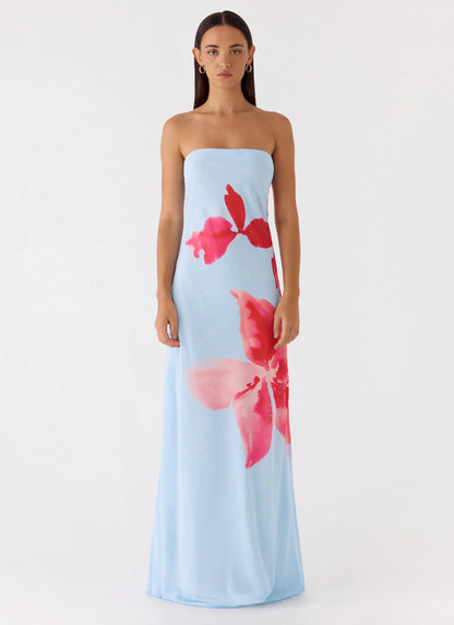 Amelle Maxi Dress Blue Petal