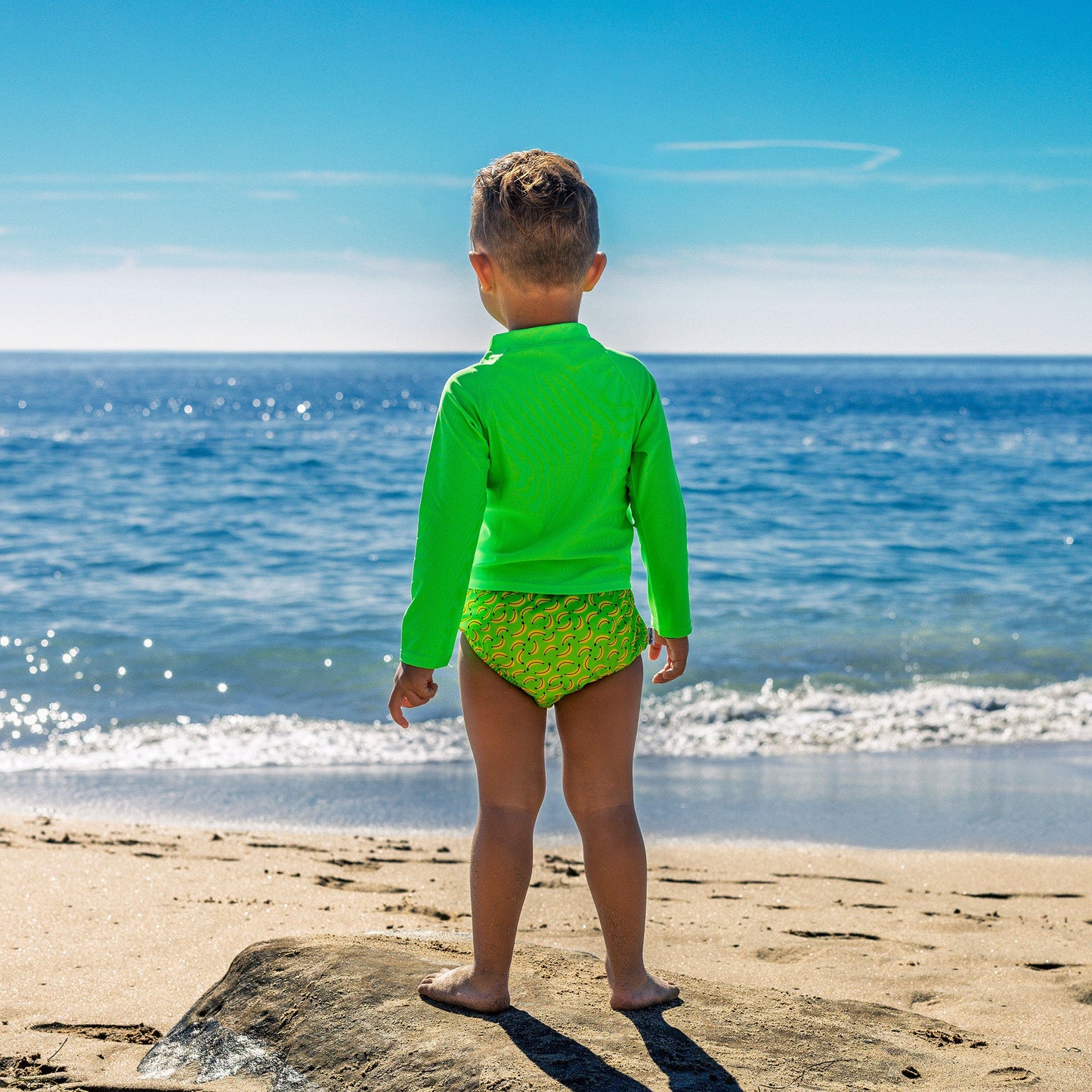 Eco Pull-Up Swim Diaper - Swim Safety Prints