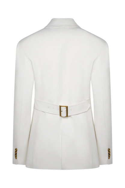 Bellamy Cinched Blazer Ivory
