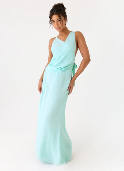 Analia Maxi Dress Aqua