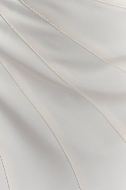 Atenea Satin Mini Dress White