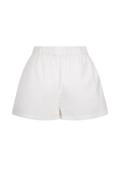 Annalee Cotton Shorts White