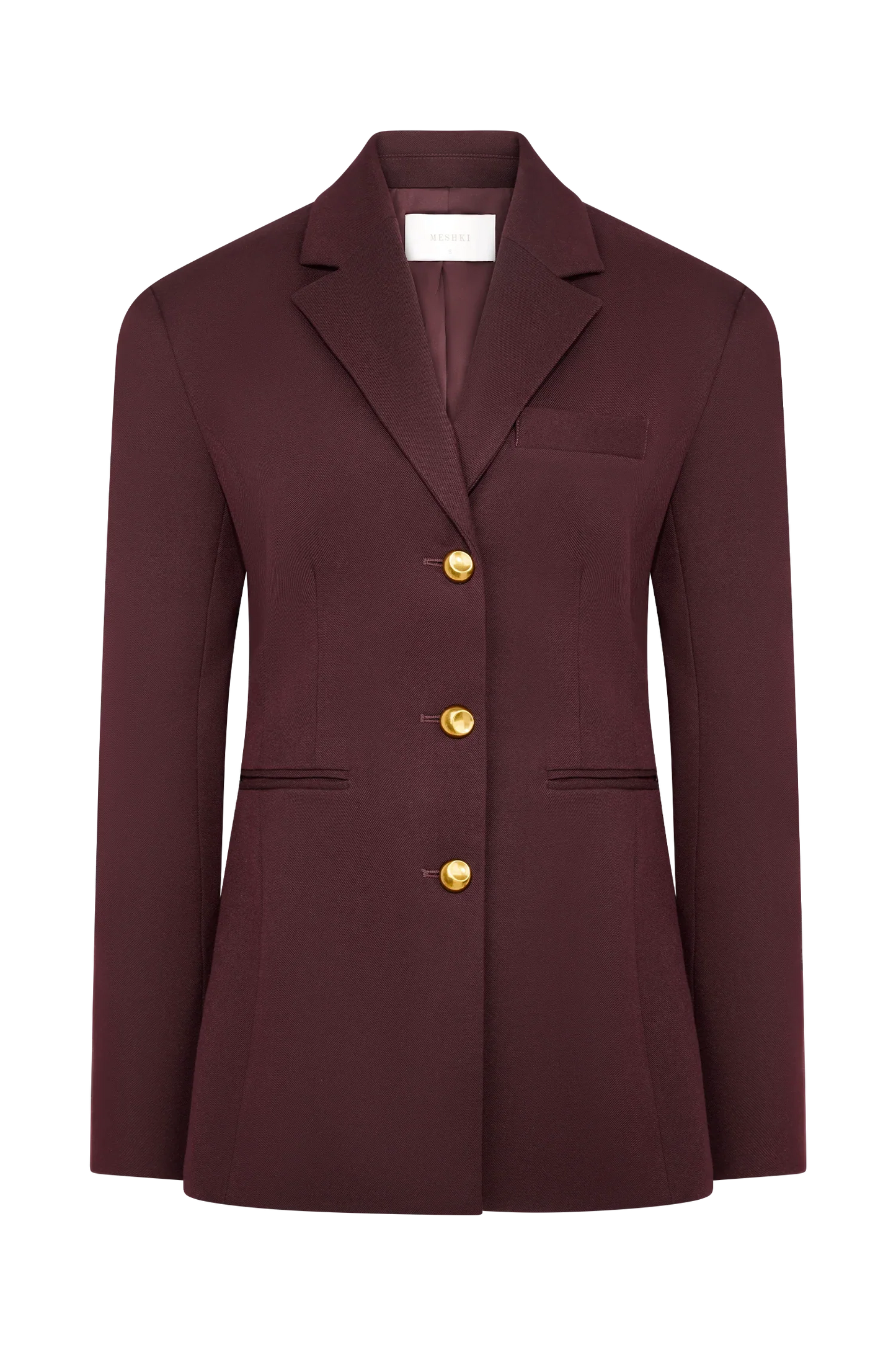 Bellamy Cinched Blazer Mahogany