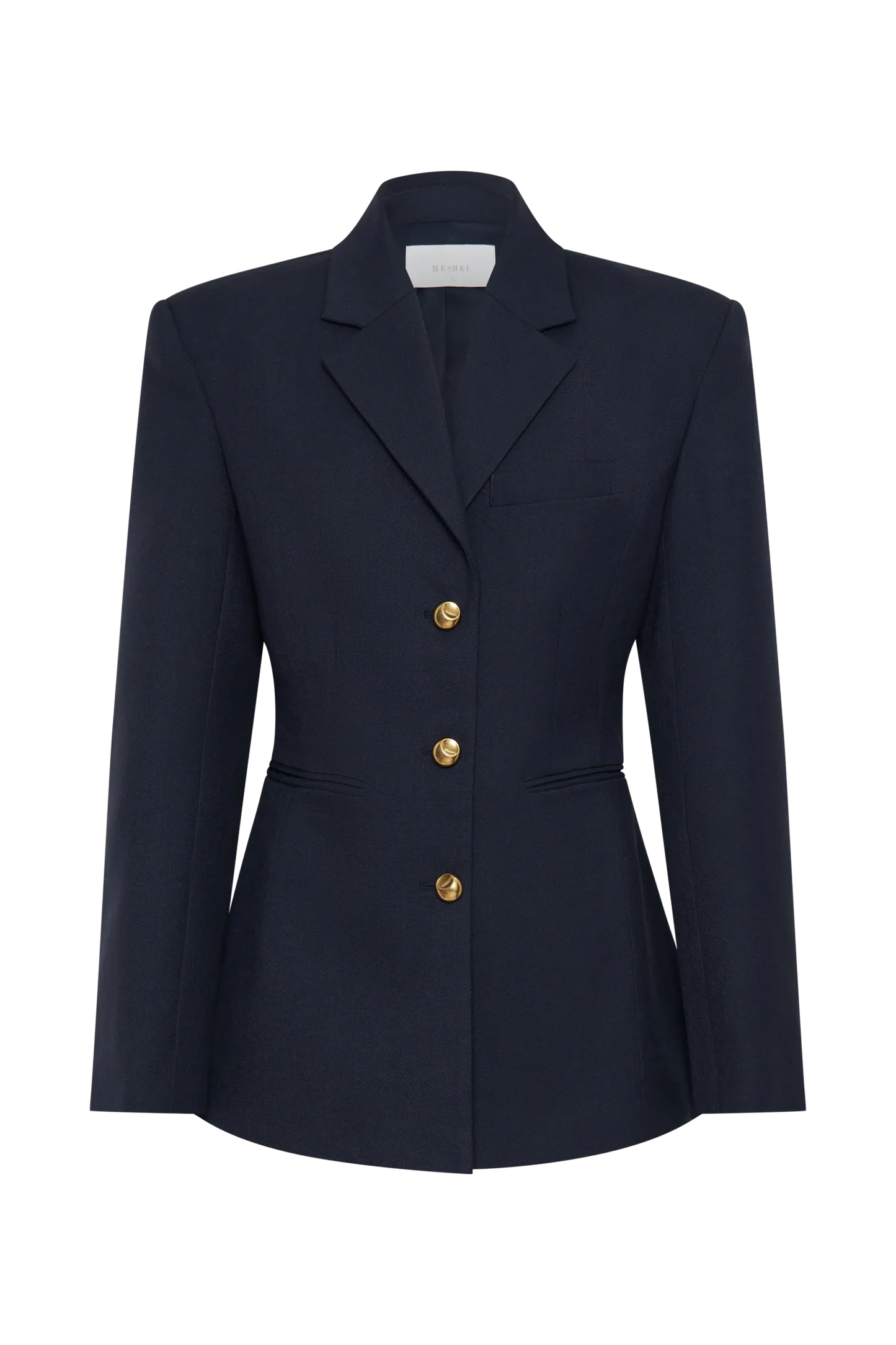 Bellamy Cinched Blazer Dark Navy