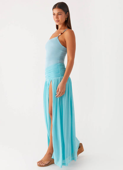 Aurelia Maxi Dress Aqua