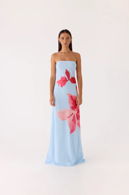 Amelle Maxi Dress Blue Petal