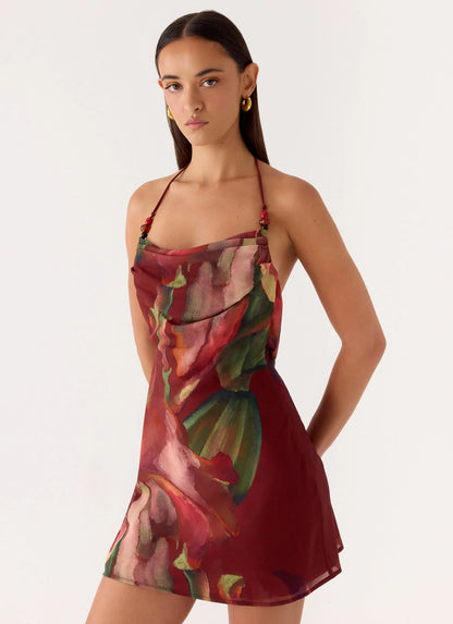 Camilla Cowl Mini Dress - Cuba Cuba