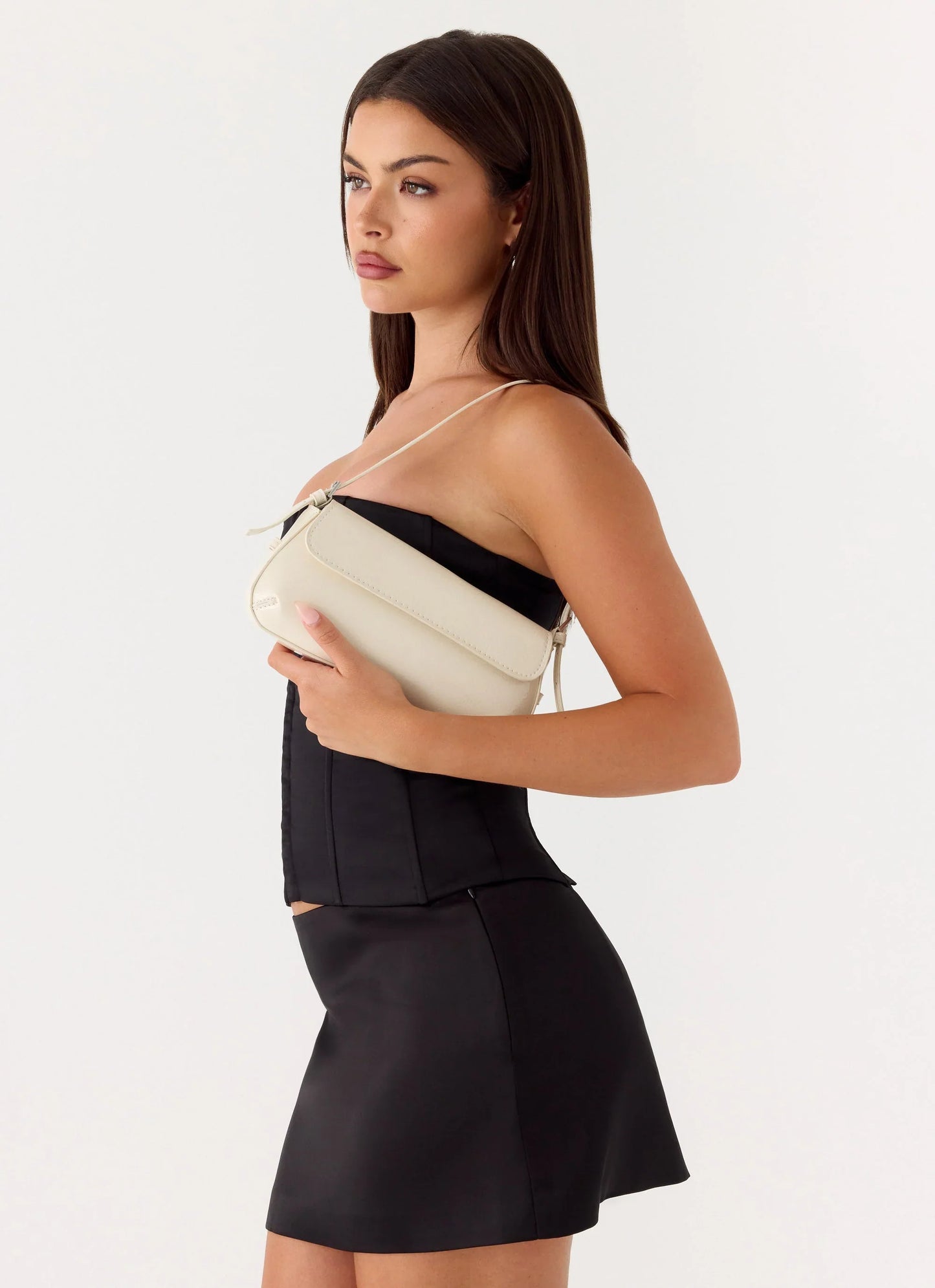 Amoretta Heart Bag Ivory