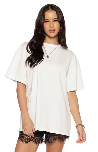 Alba Plain White Tee