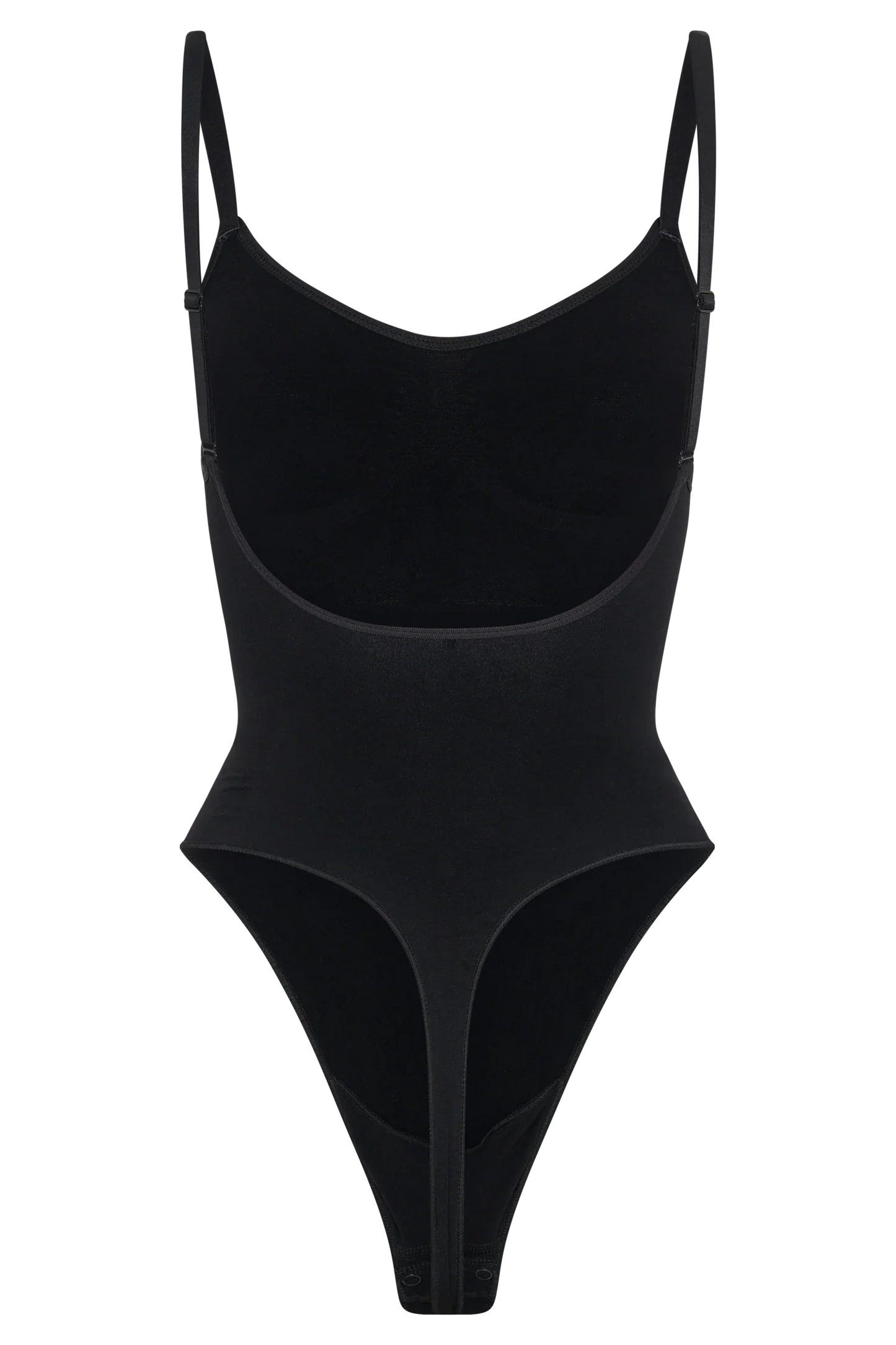Alyssa Backless Shapewear Bodysuit Black
