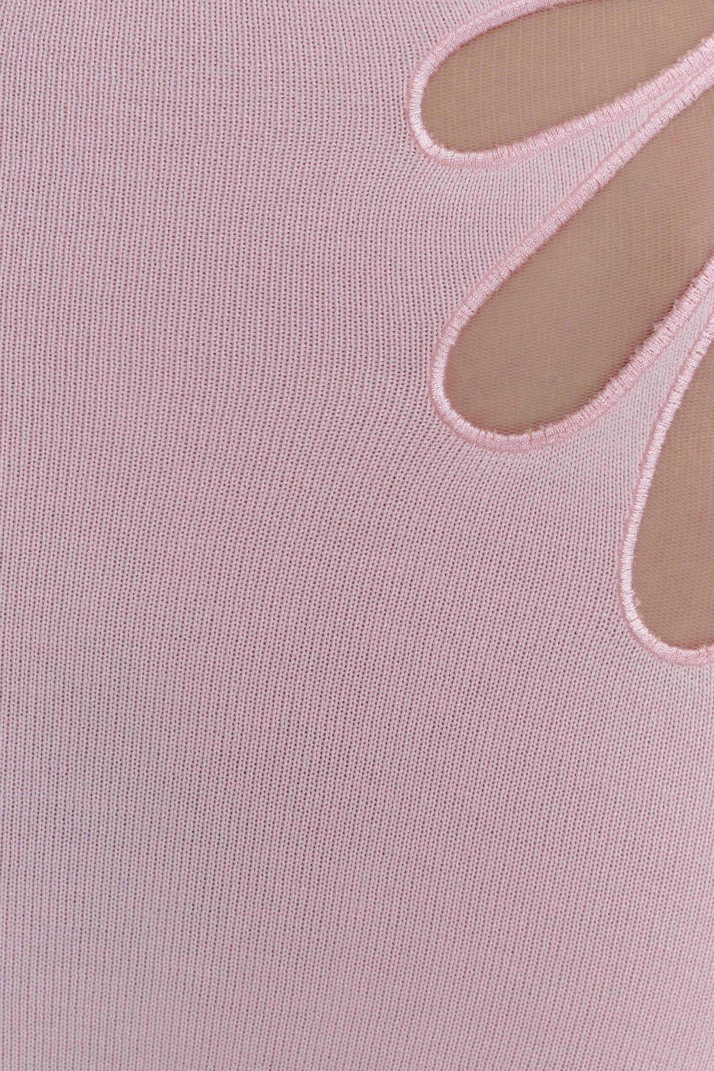 Brock Knit Halter Maxi Dress Baby Pink