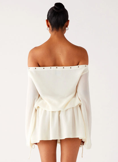 Astaria Mini Dress Ivory