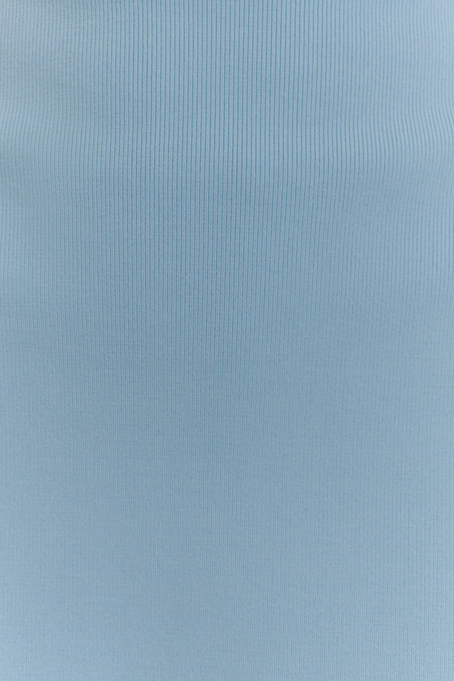 Anette Bandage Knit Strapless Top Sky Blue