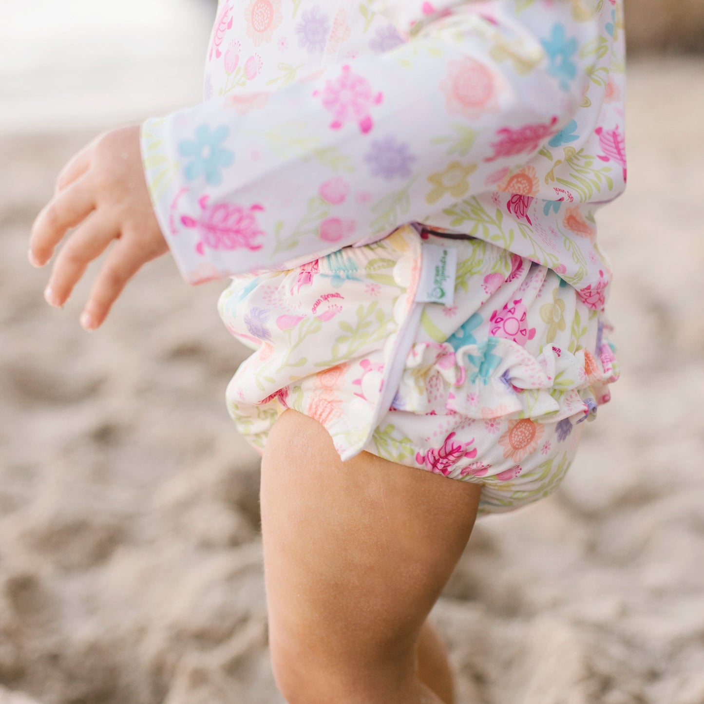 Eco Ruffle Snap Swim Diaper
