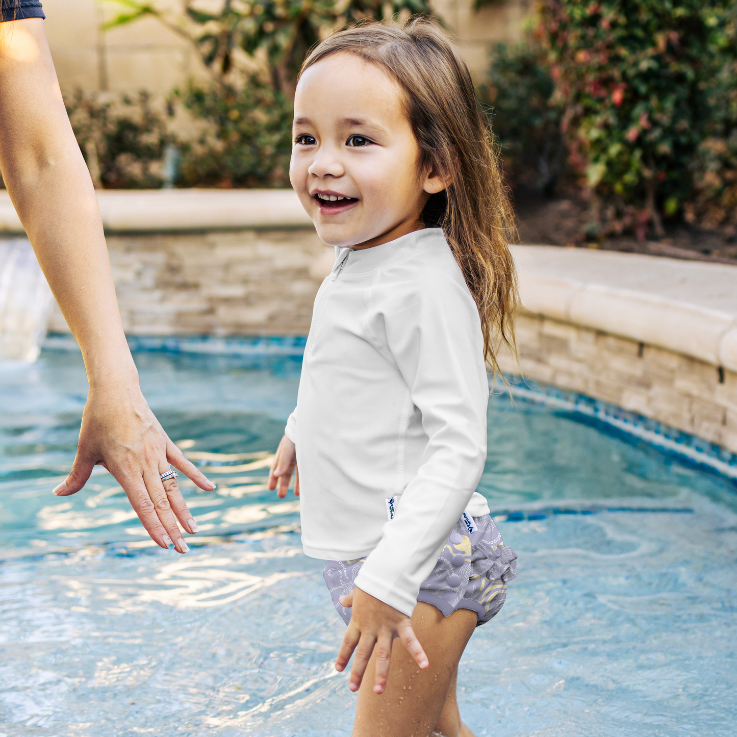 Eco Ruffle Snap Swim Diaper