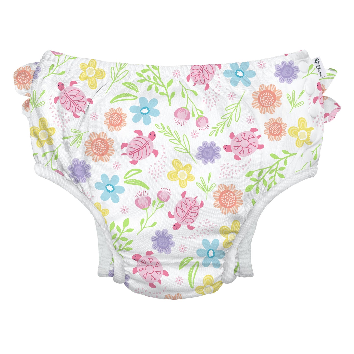 Eco Ruffle Snap Swim Diaper