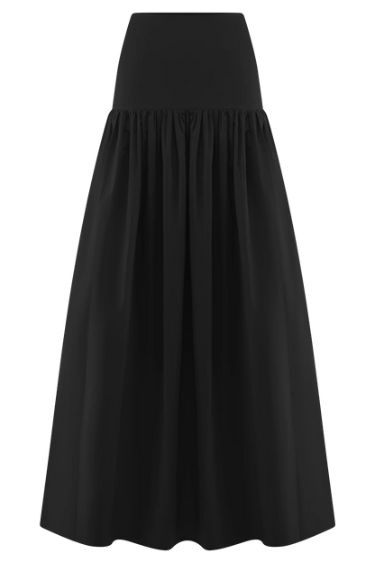 Autumn Maxi Skirt Black
