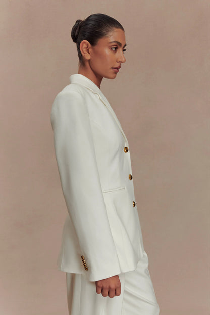 Bellamy Cinched Blazer Ivory