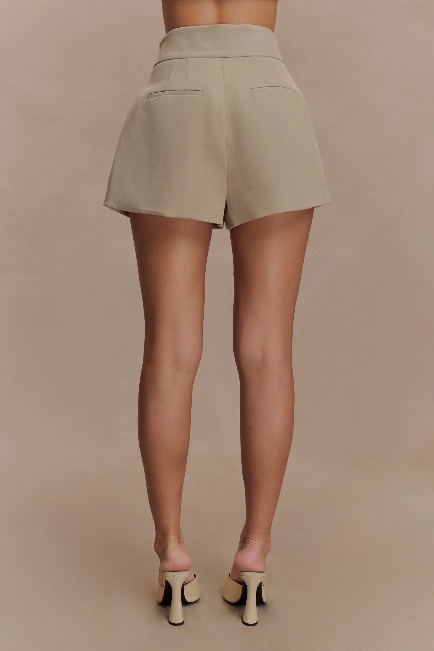 Alden High Waisted Short Pebble