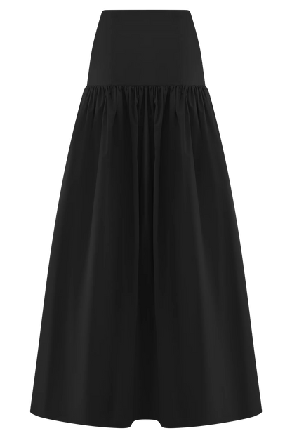 Autumn Maxi Skirt Black