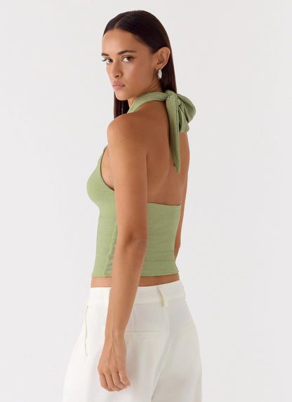 Amber Light Top - Sage
