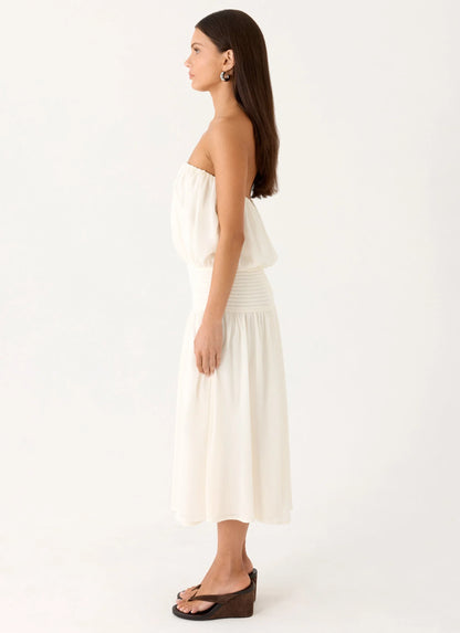 Calanthe Midi Dress Ivory