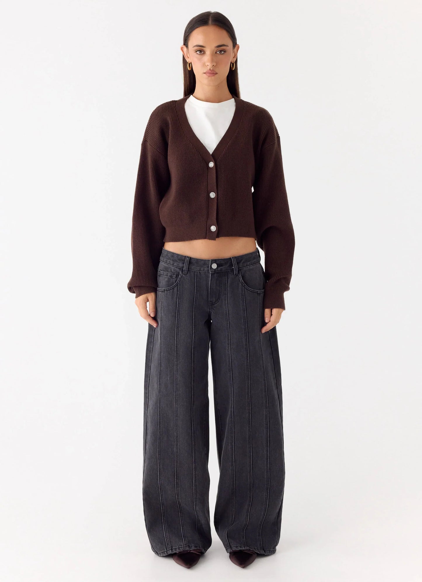 Ashby Knit Sweater Chocolate