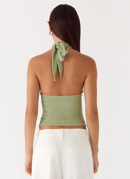 Amber Light Top - Sage