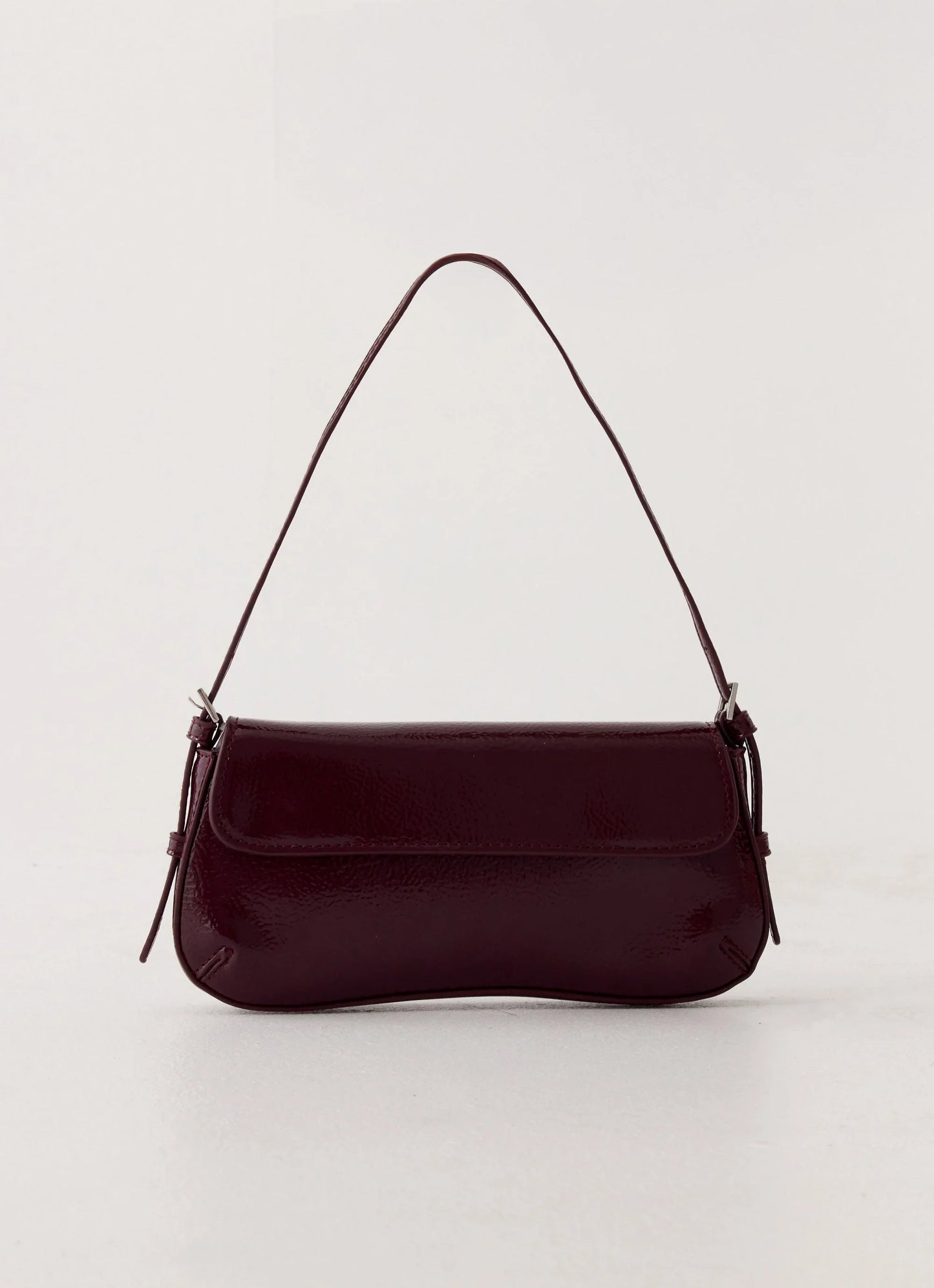 Amoretta Heart Bag Maroon
