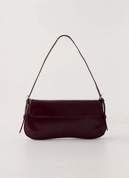 Amoretta Heart Bag Maroon