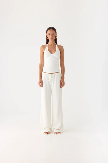 Amrita Halter Top - White