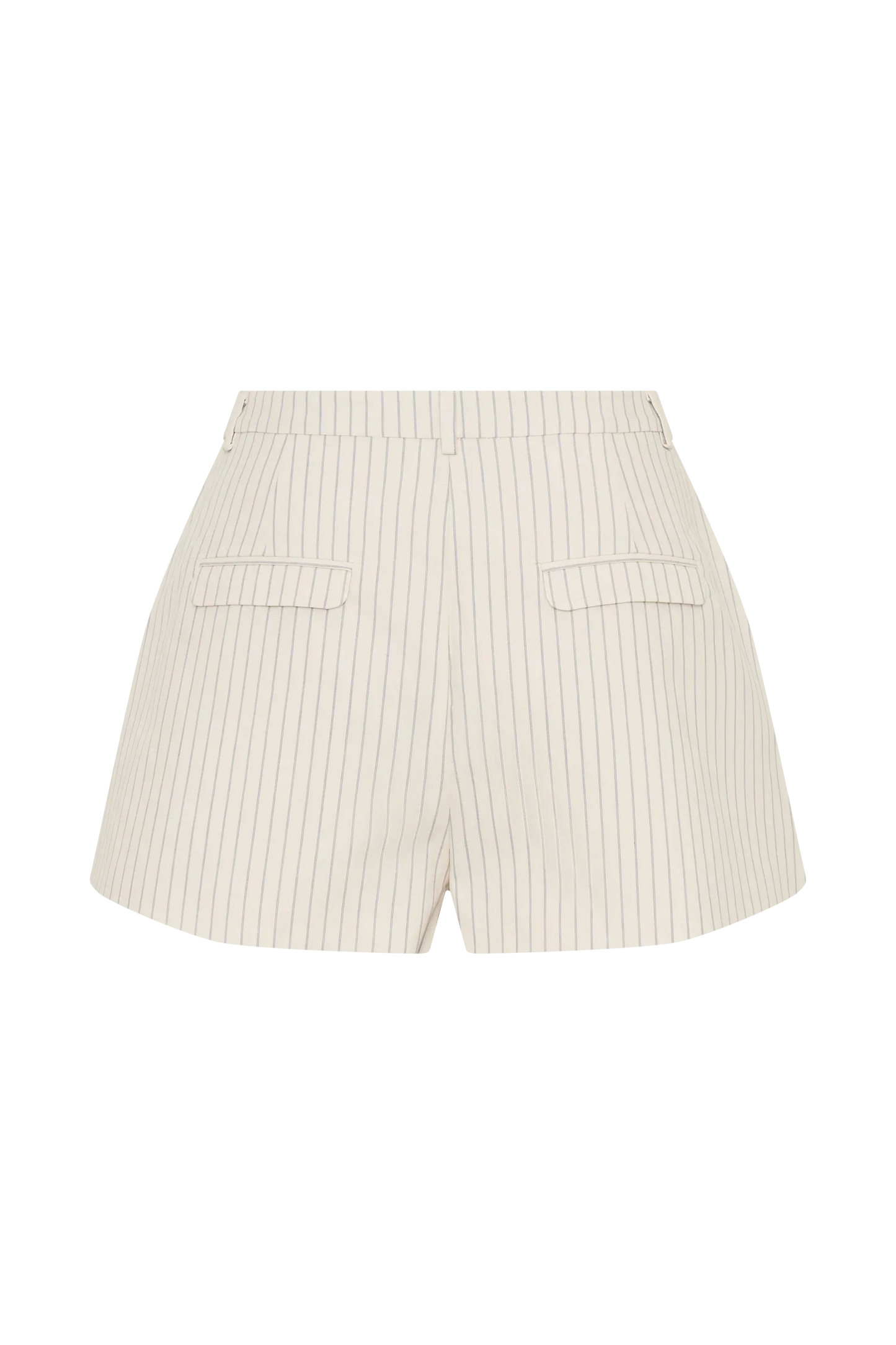 Alina Pintuck Cotton Shorts Stripe
