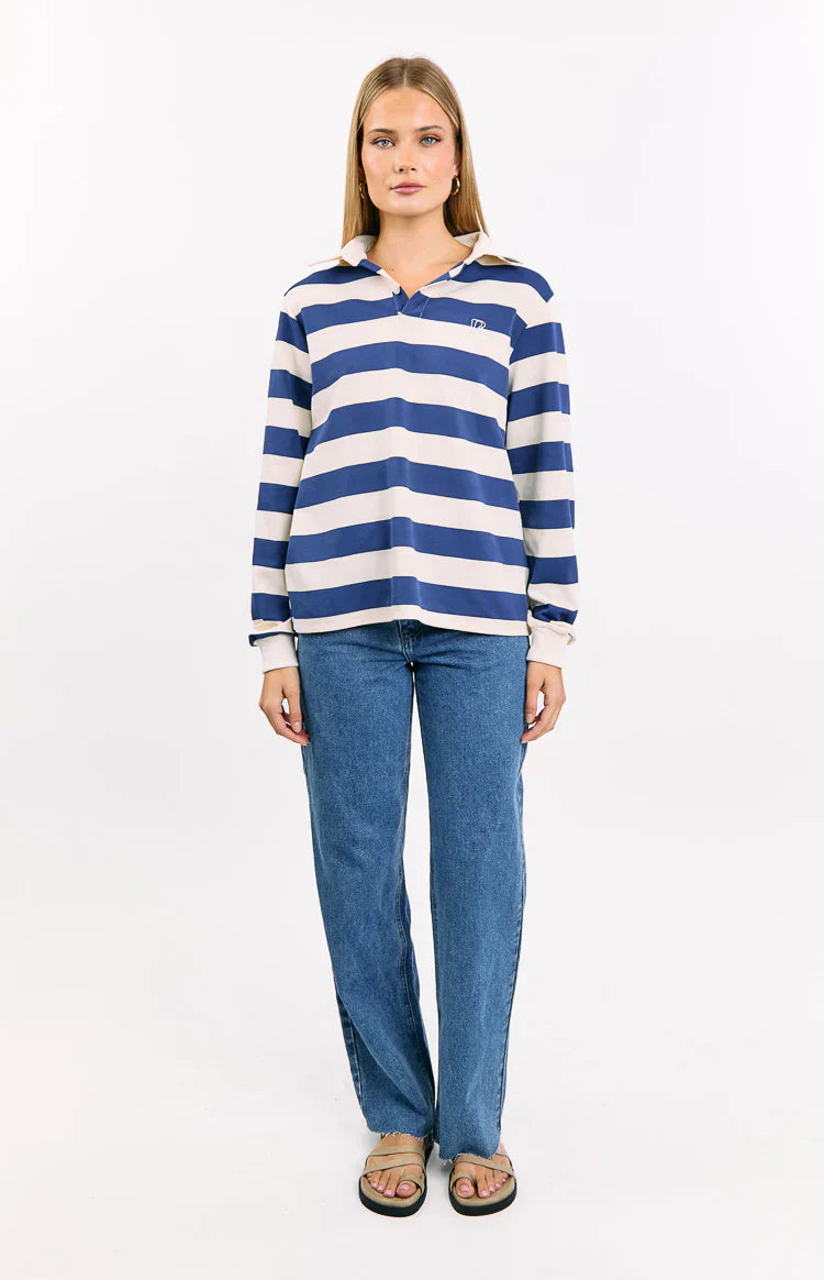 Carey Blue Striped Jersey