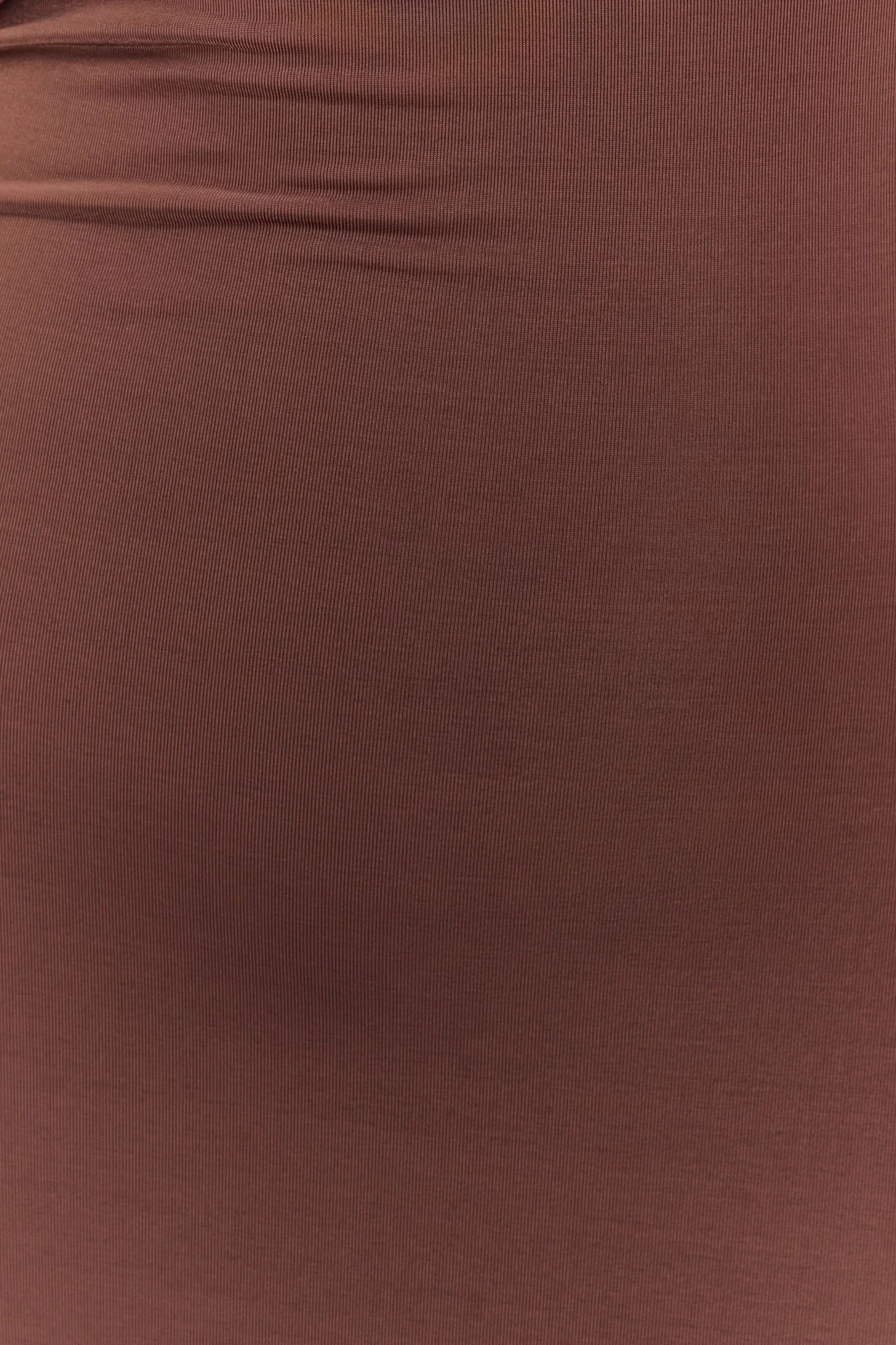 Ashford Asymmetrical Slinky Maxi Dress Chocolate