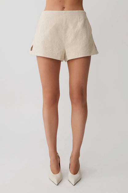 Anahita Linen Short Natural