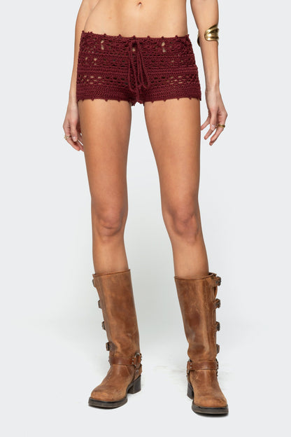 Kelani Crochet Shorts