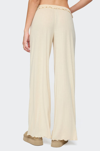 Posy Ruffle Pointelle Pants