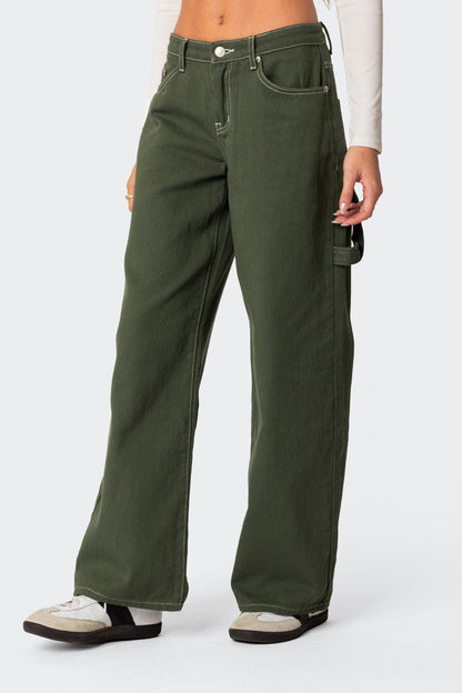 Brenda Low Rise Baggy Carpenter Jeans