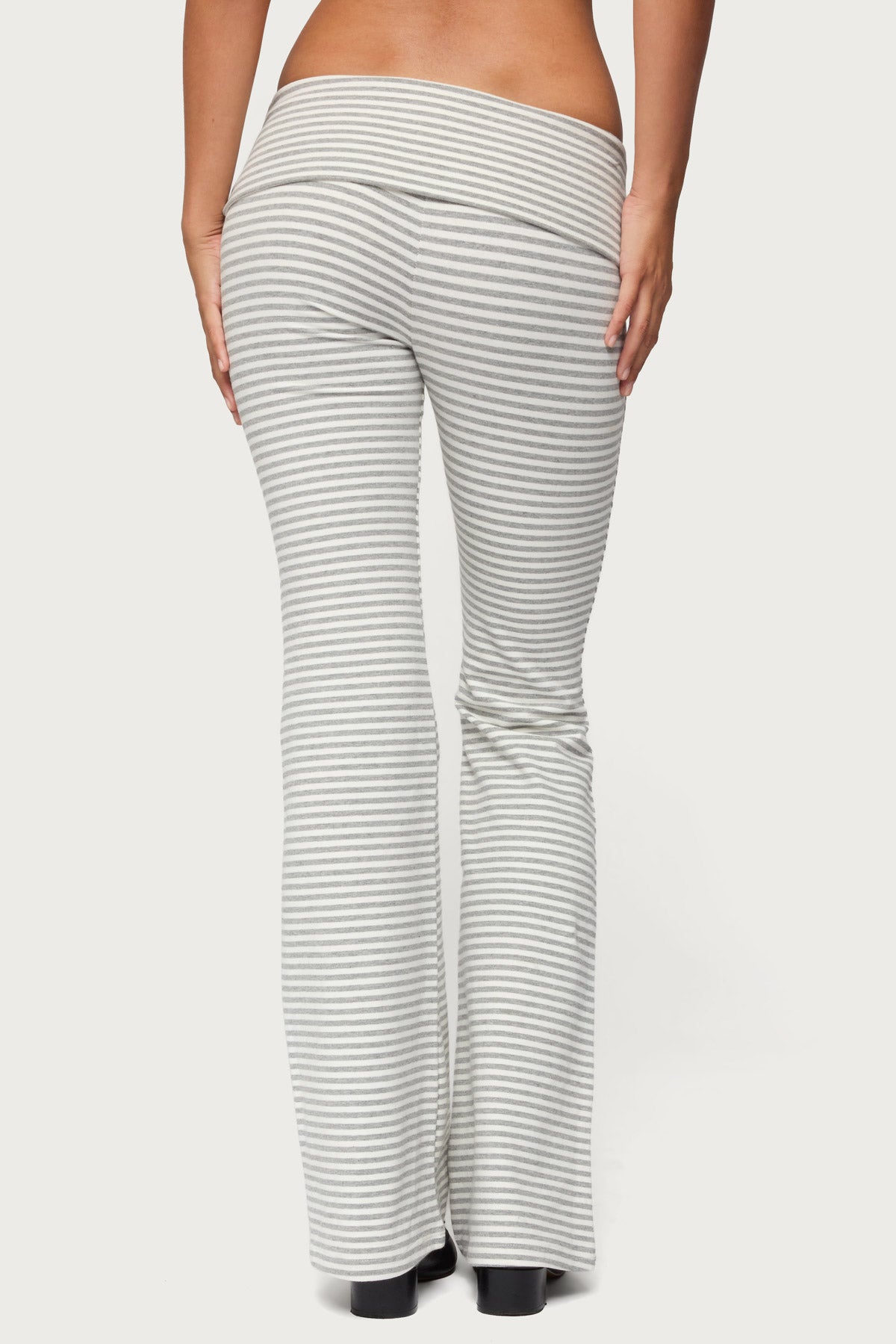Kaeli Stripey Flared Leggings