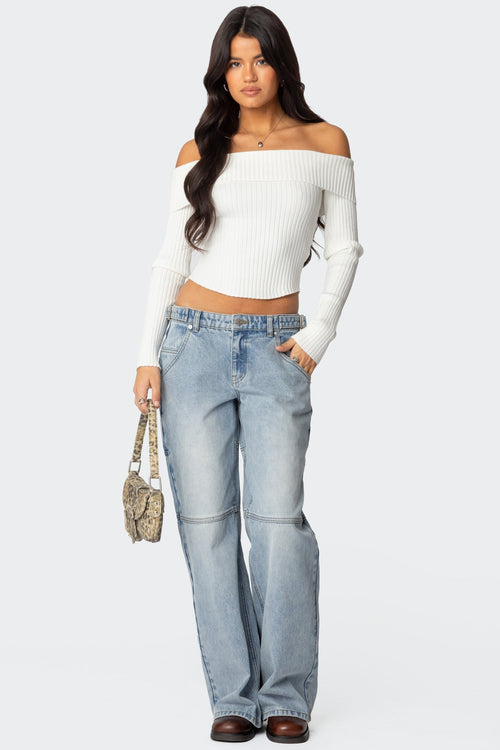 Shai Low Rise Baggy Carpenter Jeans