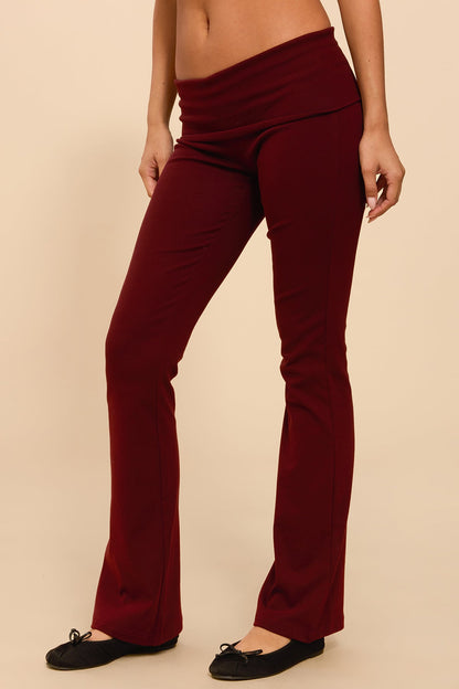 Ivanne Foldover Flared Pants