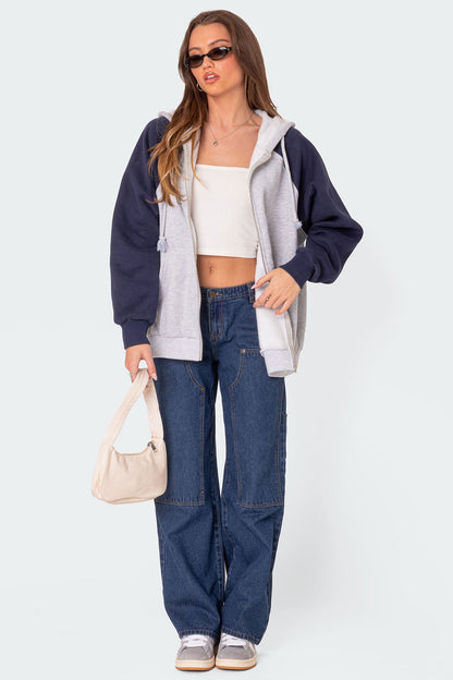 Ayla Low Rise Baggy Carpenter Jeans